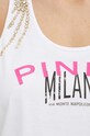 Pinko top bawełniany biały 103131.A1LV