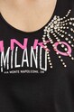 Pinko top bawełniany czarny 103131.A1LV
