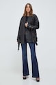 Pinko t-shirt bawełniany 100355.A1NW czarny SS24