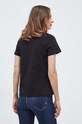 Odzież Pinko t-shirt bawełniany 100355.A1NW czarny