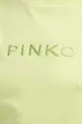 rumena Bombažna kratka majica Pinko