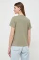 Βαμβακερό μπλουζάκι Pinko Κύριο υλικό: 100% Βαμβάκι Πλέξη Λαστιχο: 95% Βαμβάκι, 5% Σπαντέξ Πρόσθετο υλικό 1: 100% Ψευδάργυρος Πρόσθετο υλικό 2: 100% Ύαλος