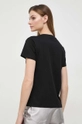 Pinko t-shirt bawełniany Materiał zasadniczy: 100 % Bawełna, Ściągacz: 95 % Bawełna, 5 % Elastan, Materiał dodatkowy 1: 100 % Cynk, Materiał dodatkowy 2: 100 % Szkło