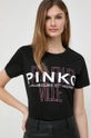 Pinko t-shirt bawełniany Damski