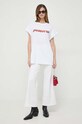 Pinko t-shirt 103138.A1P7 biały SS24