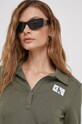 Majica z dolgimi rokavi Calvin Klein Jeans zelena J20J222556