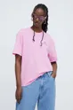 розовый Хлопковая футболка Chiara Ferragni