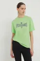 zielony Chiara Ferragni t-shirt bawełniany STRETCH