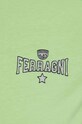 Chiara Ferragni tricou din bumbac 76CBHC01 verde