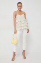 Twinset top 241AP2332 beżowy SS24