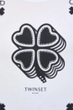 Хлопковая футболка Twinset Женский