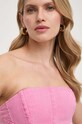 Корсет Patrizia Pepe розовый 8C0663.D056