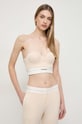 Топ Patrizia Pepe бежевий 8C0676.A375