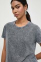 Patrizia Pepe t-shirt bawełniany szary 8M1593.J183