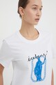 Бавовняна футболка Iceberg F09S.6327 білий SS24