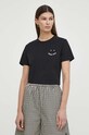 Bavlnené tričko PS Paul Smith čierna W2R.G799E.M21154