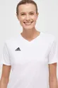bela Kratka majica za vadbo adidas Performance Entrada 22