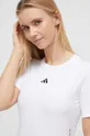 bianco adidas Performance maglietta da allenamento