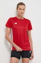 Tréninkové tričko adidas Performance Tabela 23 nášivka červená HS0540