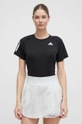 czarny adidas Performance t-shirt treningowy Club