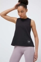 črna Top adidas by Stella McCartney Ženski