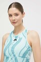Топ для тренировок adidas Performance Club бирюзовый IK2239