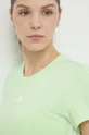 zielony adidas Performance t-shirt treningowy Hyperglam