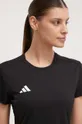 crna Majica kratkih rukava za trčanje adidas Performance Adizero