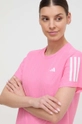 roza Majica kratkih rukava za trčanje adidas Performance Own the Run