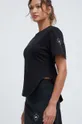 črna Kratka majica adidas by Stella McCartney Ženski