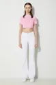Majica kratkih rukava adidas Originals 3-Stripes Baby Tee roza