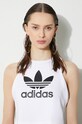 adidas Originals top Trefoil Tank IP0679 white