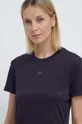 lila adidas Performance edzős póló