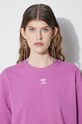 adidas Originals cotton t-shirt Adicolor Essentials IR5924 pink