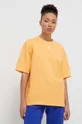 pomarańczowy adidas Originals t-shirt bawełniany Damski