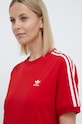 Tričko adidas Originals 3-Stripes červená IR8050