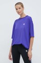 Μπλουζάκι adidas Originals Trefoil Tee IR8065 μωβ SS24