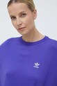 Μπλουζάκι adidas Originals Trefoil Tee μωβ IR8065