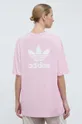 pink adidas Originals t-shirt Trefoil Tee