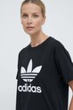 Μπλουζάκι adidas Originals Trefoil Tee μαύρο IR9533