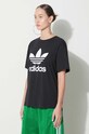 Majica kratkih rukava adidas Originals Trefoil Tee crna IR9533