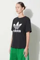 czarny adidas Originals t-shirt Trefoil Tee