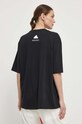 Одяг Бавовняна футболка adidas IS1240 чорний