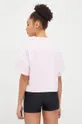 Βαμβακερό μπλουζάκι adidas 0 ροζ