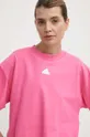 rózsaszín adidas pamut póló