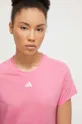 rózsaszín adidas Performance edzős póló Training Essentials