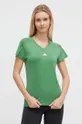 zielony adidas Performance t-shirt treningowy