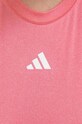 Kratka majica za vadbo adidas Performance Training Essentials IS4215 roza