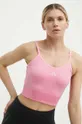 rosa adidas Performance top da allenamento Donna