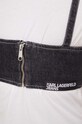 Džínsový top Karl Lagerfeld Jeans 240J1600 sivá